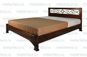 Кровать Омега модель №7 из массива дерева