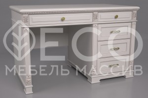 Письменный стол Бейли из массива Ш-135см,В-85см,Г-60см