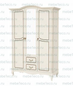Шкаф Авиньон трехстворчатый с ящиками и зеркалом Ш-156см,В-230см,Г-63см