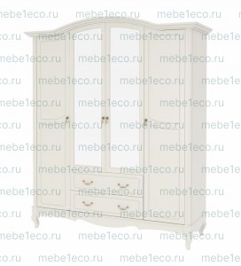 Шкаф Авиньон четырехстворчатый с ящиками и зеркалом Ш-180см,в-230см,Г-63см