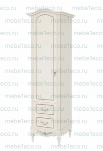 Шкаф Амелия одностворчатый с резьбой Ш-56см,В-230см,Г-63см