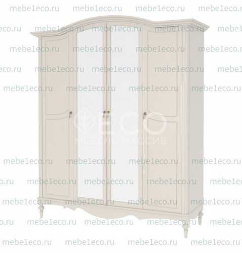 Шкаф Амелия 4х створчатый с зеркалом Ш-180см,В-230см,Г-63см