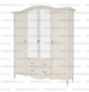 Шкаф Амелия 4х створчатый с ящиками и зеркалом Ш-180см,В-230см,Г-63см