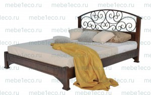 Кровать Омега модель № 11 из массива дерева