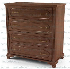 Комод Гармония 4 ящика из массива Ш-90см,В-90см,Г-45см