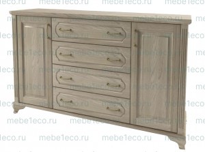 Комод Гармония + полки из массива Ш-150см,В-90см,Г-45см
