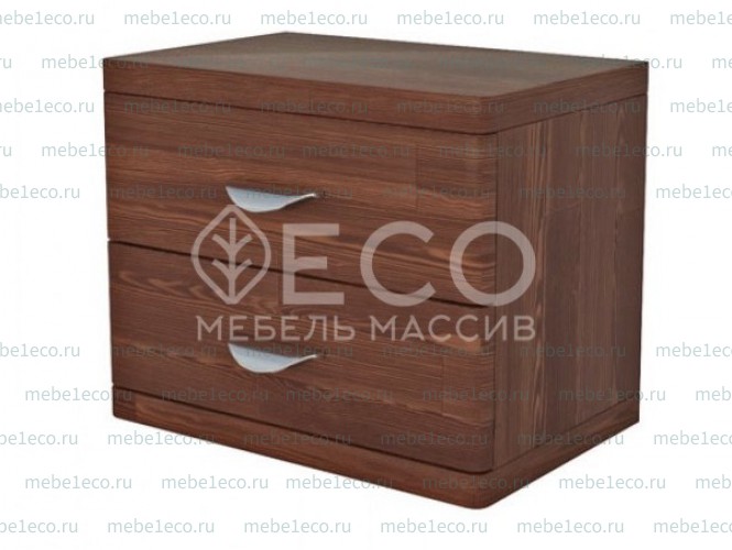 Тумба Бали 2 ящика из массива Ш-50см,В-45см,Г-30см