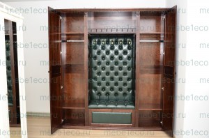 Прихожая из массива ПР - 001 модель№1 Ш-220см,В-240см,Г-60см
