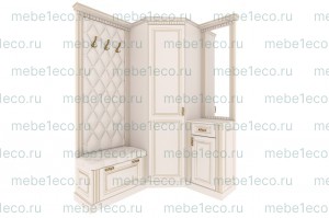 Прихожая Верона угловая из массива-025 Ш-170+150см,В-230см,Г-60см