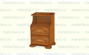 Тумба Болеро 2 ящика + ниша из массива Ш-45см,В-65см,Г-35см