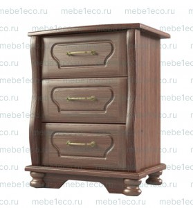 Тумба Грация 3 ящика из массива Ш-45см,В-58см,Г-32см