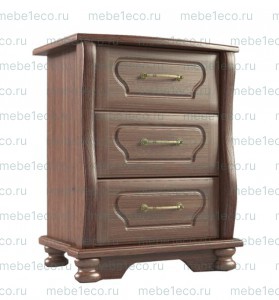 Тумба Грация 3 ящика из массива Ш-45см,В-58см,Г-32см