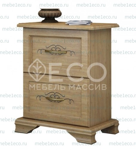 Тумба Таката 2  ящика из массива Ш-45см,В-56см,Г-30см