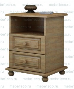 Тумба Филенка 2 ящика + ниша из массива Ш-45см,В-58см,Г-30см