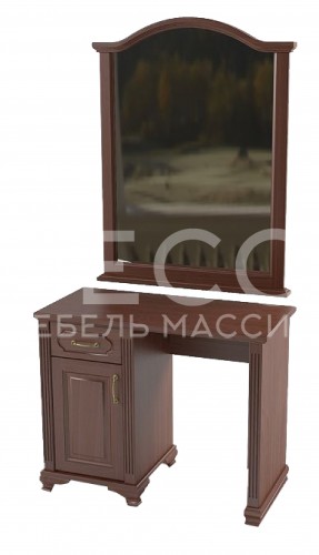 Туалетный стол Грация № 4 из массива Ш-120/100см,В-75/130см,Г-60см