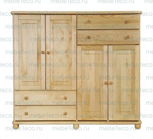 Комод КД - 167 из массива Ш-160см,В-160см,Г-45см