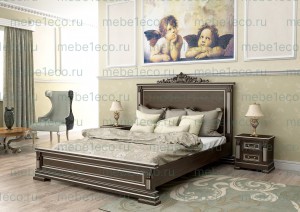 Кровать Италия модель № 2 из массива дерева