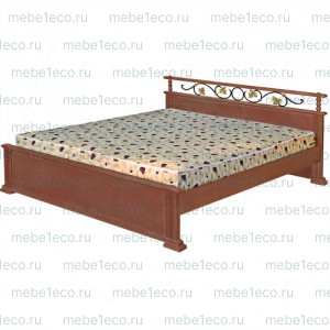 Кровать Ева из массива дерева