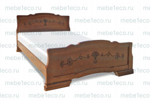 Кровать Ларио из массива дерева
