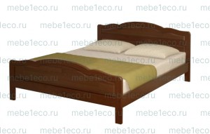 Кровать Новинка из массива дерева