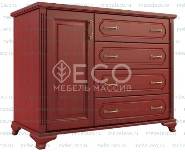 Комод Лион из массива Ш-130см,В-100см,Г-45см