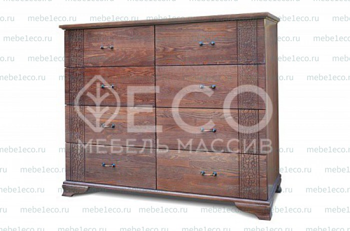 Комод Каприз модель № 2 из массива Ш-120см,В-90см,Г-45см