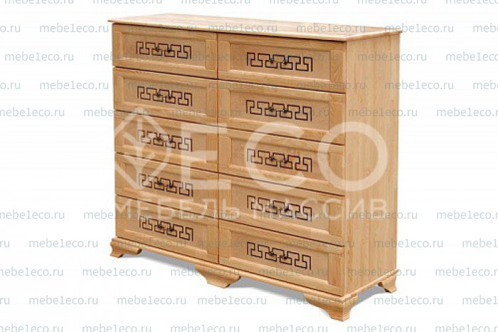 Комод Квадро из массива Ш-120см,В-110см,Г-45см