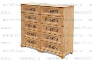 Комод Квадро из массива Ш-120см,В-110см,Г-45см