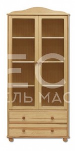 Книжный шкаф Витязь модель№3 из массива Ш-80см,В-190+10см,Г-35см