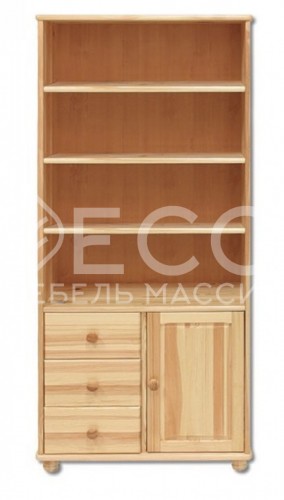 Книжный шкаф Витязь модель№6 из массива Ш-80см,В-190см,Г-40см