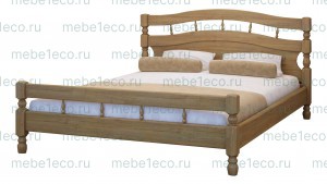 Кровать Солнце модель № 1 из массива дерева