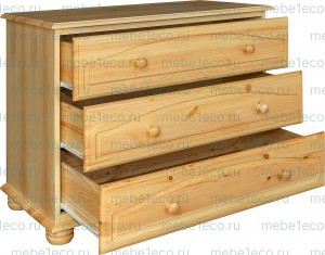 Комод Лотос модель №2 из массива Ш-90см,В-70см,Г-45см