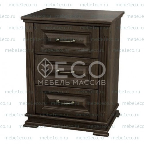 Тумба Фиджи 3 ящика из массива Ш-54см,В-65см,Г-35см