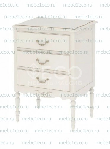 Комод малый Амелия 3 ящика модель №2 с резьбой Ш-65см,В-90см,Г-50см