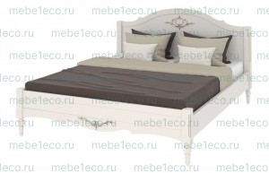 Кровать Амелия модель №2 с резьбой 