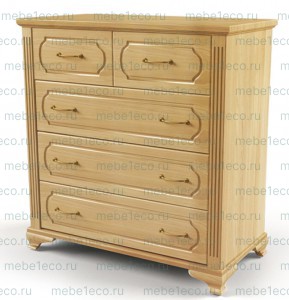 Комод Гармония 5 ящиков из массива Ш-90см,В-90см,Г-45см