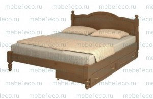 Кровать Мелодия модель №2 из массива дерева