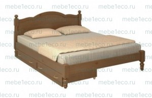 Кровать Мелодия модель №2 из массива дерева