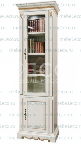 Книжный шкаф Милано 004 из массива Ш-70см, В-220см,Г-45см