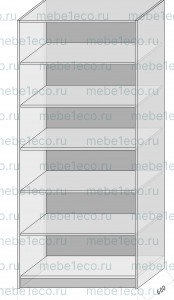Шкаф Лирона 2-х створчатый модель№3 из массива Ш-120см,В-230см,Г-60см