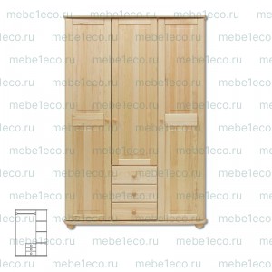 Спальный гарнитур Классика из массива дерева