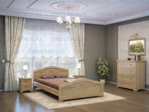 Спальный гарнитур Таката из массива дерева