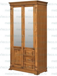 Шкаф из массива Верди-318.3 Ш-100см,В-220см,Г-60см