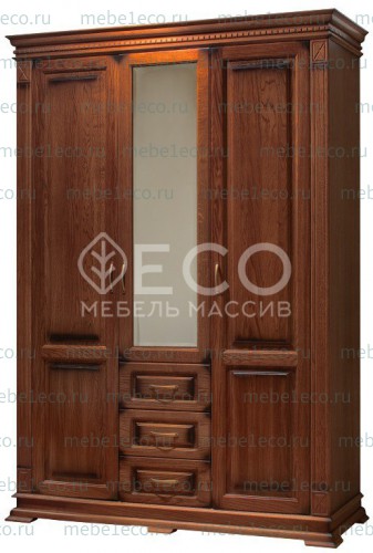 Шкаф из массива Верди - 320 Ш-150см,В-220см,Г-60см