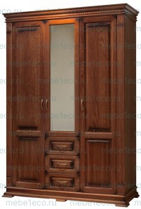 Шкаф из массива Верди - 320 Ш-150см,В-220см,Г-60см
