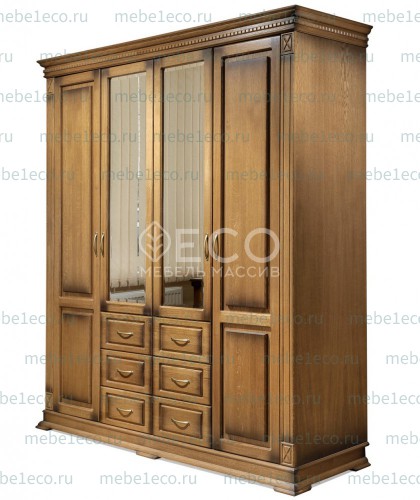 Шкаф из массива Верди-321.1 Ш-200см,В-220см,Г-60см