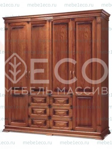 Шкаф из массива Верди-321.4 Ш-200см,В-220см,Г-60см