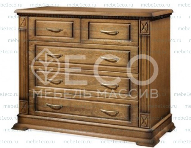 Комод из массива Верди - 403 Ш-120см,В-100см,Г-45см