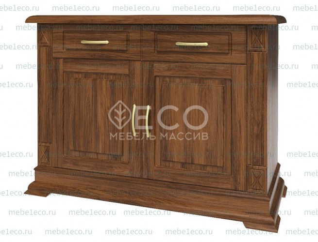 Комод из массива Верди - 401 Ш-120см,В-80см,Г-45см