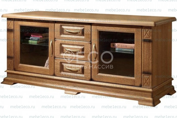 ТВ тумба из массива Верди - 318. 120ширина Ш-120,В-60см,Г-45см